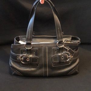 Vintage Coach Leather Bag